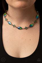 Load image into Gallery viewer, Paparazzi Prismatic Reinforcements - Green Necklace
