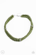 Load image into Gallery viewer, Put On Your Party Dress - Green Necklace Paparazzi Accessories. Subscribe and Save! #P2RE-GRXX-145XX
