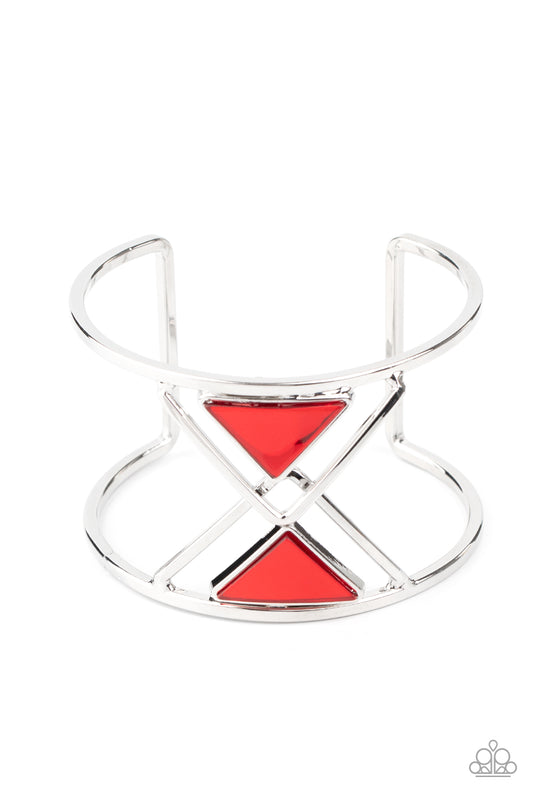 Pyramid Palace Red Bracelet Paparazzi Accessories. Subscribe & Save. #P9ED-RDXX-023XX. Red cuff 