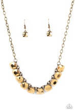 Load image into Gallery viewer, Radiance Squared - Brass Necklace Paparazzi Accessories
