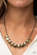 Load image into Gallery viewer, Paparazzi Necklace ~ Radiance Squared - Brass
