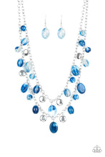 Load image into Gallery viewer, Rainbow Shine - Blue Necklace Paparazzi Accessories
