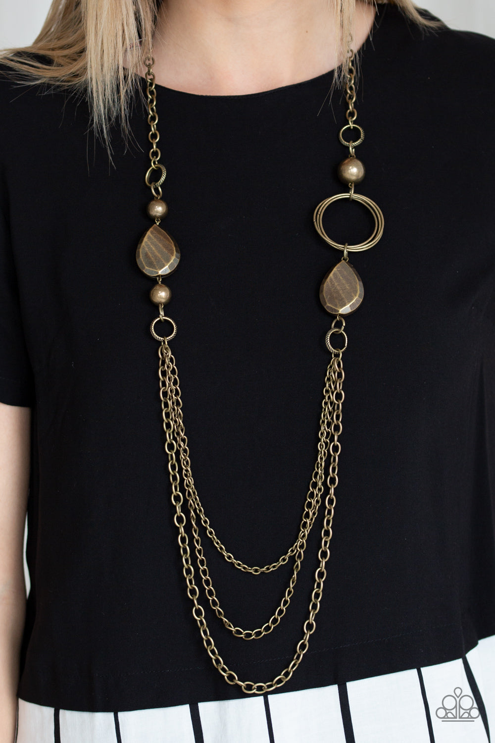 Paparazzi Necklace ~ Rebels Have More Fun - Brass