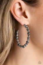 Load image into Gallery viewer, Rebuilt Ruins Silver Earring Paparazzi Accessories. $5 Hoops.  #P5HO-SVXX-364XX. Trendy hoop
