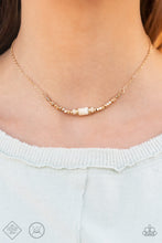 Load image into Gallery viewer, Paparazzi Retro Rejuvenation - Gold Short Necklace. Get Free Shipping!
