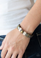 Load image into Gallery viewer, Rev It Up Brown Urban Bracelet Paparazzi Accessories. Get Free Shipping. #P9UR-BNXX-494XX
