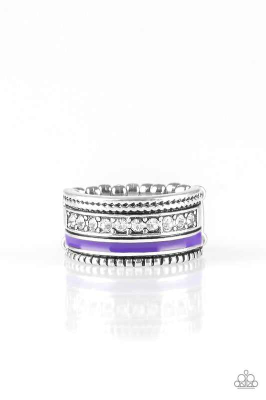 Rich Rogue - Purple Ring Paparazzi Accessories