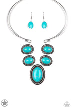 Load image into Gallery viewer, Paparazzi River Ride Blue Necklace. Turquoise Stone Necklace. Subscribe &amp; Save. #P2SE-BLXX-156XX
