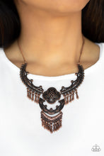 Load image into Gallery viewer, Paparazzi Necklace ~ Rogue Vogue - Copper
