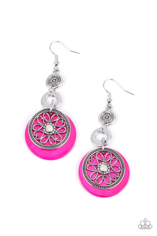 Royal Marina - Pink Earrings Paparazzi Accessories