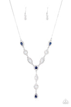 Load image into Gallery viewer, Paparazzi Necklace ~ Royal Redux - Blue Necklace Paparazzi Accessories
