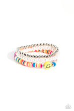 Load image into Gallery viewer, Paparazzi Run a SMILE Multi Bracelet. Subscribe &amp; Save. #P9WH-MTXX-154XX. Pearl and Clay bracelet
