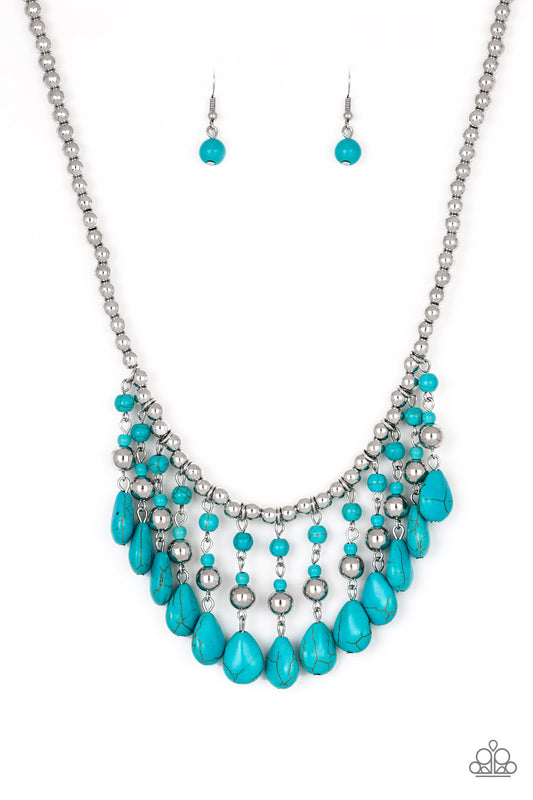 Rural Revival - Blue Necklace Paparazzi