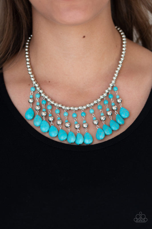 Paparazzi Necklace ~ Rural Revival - Blue