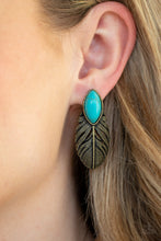 Load image into Gallery viewer, Paparazzi Earring ~ Rural Roadrunner - Brass Post Style Earring
