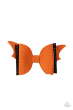 Load image into Gallery viewer, SPOOK-taculer, SPOOK-taculer Orange Hair Clip Paparazzi Accessories. Subscribe &amp; Save. Halloween 
