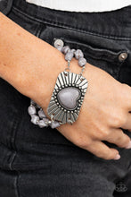 Load image into Gallery viewer, Sandstone Sweetheart - Silver Heart Bracelet Paparazzi
