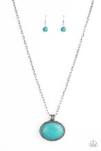 Load image into Gallery viewer, Sedimentary Colors - Blue Necklace Paparazzi Accessories Short Necklace
