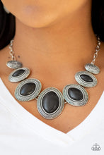Load image into Gallery viewer, Paparazzi Necklace ~ Sierra Serenity - Black Stone Necklace
