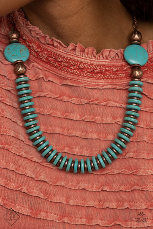 Paparazzi Simply Santa Fe Necklace: "Desert Revival" (P2ST-CPXX-035WP)