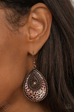 Load image into Gallery viewer, Paparazzi Simply Santa Fe Copper Earring: &quot;Rural Muse&quot; (P5SE-CPXX-069WP) Nov 2020 Fashion Fix
