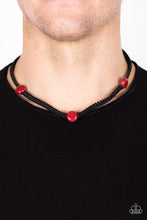 Load image into Gallery viewer, Paparazzi SoCal Style Red Necklace $5 Jewelry. Get Free Shipping. #P2UR-RDXX-027XX
