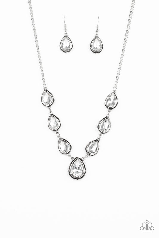 Socialite Social White Necklace Paparazzi Accessories. Subscribe and Save. P2ST-WTXX-050XX. Dainty