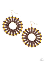 Load image into Gallery viewer, Solar Flare - Yellow Earrings Paparazzi Accessories online at AainaasTreasureBox #P5ST-YWXX-010XX 
