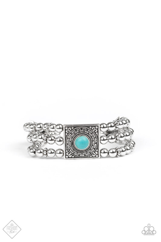 Paparazzi Solstice Soul Blue Fashion Fix Bracelet. Subscribe & Save. #P2SE-BLXX-387QV 