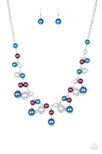 Load image into Gallery viewer, Paparazzi Necklace ~ Soon To Be Mrs. - Multi - Blue &amp; Purple Pearl Necklace
