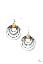 Load image into Gallery viewer, Paparazzi Earring ~ Southern Sol - Orange Stone Earring
