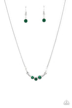 Load image into Gallery viewer, Sparkling Stargazer Green Necklace Dainty Paparazzi Accessories For Her
