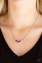 Load image into Gallery viewer, Paparazzi Necklace Sparkling Stargazer Pink Dainty Necklace 
