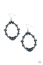 Load image into Gallery viewer, Paparazzi Earring ~ Sparkly Status - Blue
