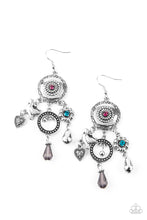 Load image into Gallery viewer, Springtime Essence - Multi Earrings Paparazzi Accessories $5 Jewelry with charms #P5WH-MTXX-147XX
