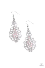 Load image into Gallery viewer, Paparazzi Earring ~ Sprinkle On The Sparkle - Pink Pearl Earring
