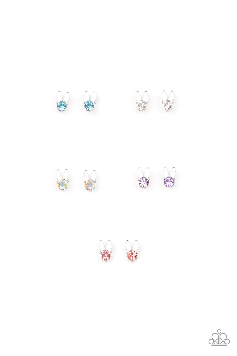Paparazzi Starlet Shimmer Bunny Ears Earring Kit for Little Divas - Easter 2021 (P5SS-MTXX-344XX)