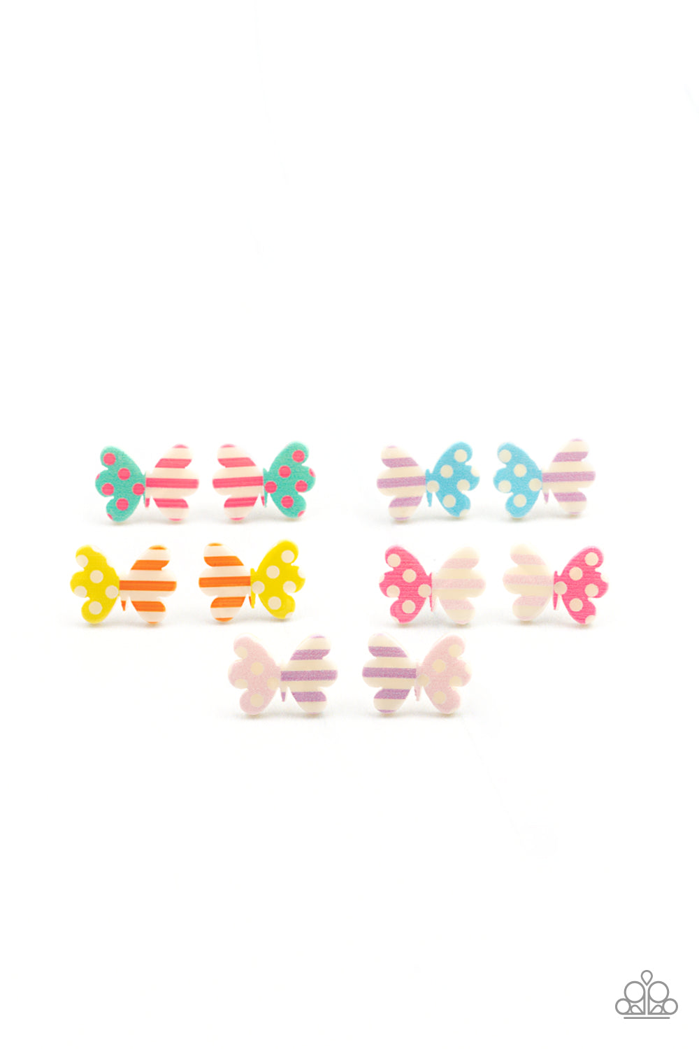 Paparazzi Starlet Shimmer Butterfly Earring Kit for Little Divas (P5SS-MTXX-324XX)