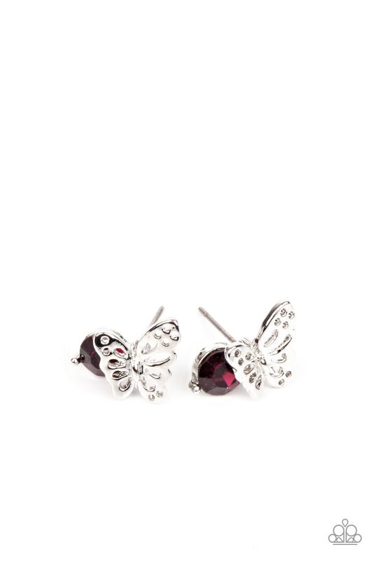 Kids Butterfly Earrings for Little divas. $5 kids Earrings online. (P5SS-MTXX-343XX) Free Shipping! 