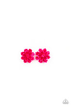 Load image into Gallery viewer, Paparazzi Accessories Starlet Shimmers Earrings. Floral Shape kids Earring. post ; #P5SS-MTXX-320XX
