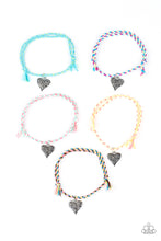 Load image into Gallery viewer, Paparazzi Starlet Shimmers Heart Charms Bracelet Kit Kids Jewelry (P9SS-MTXX-216XX)

