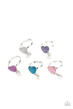 Load image into Gallery viewer, Paparazzi Starlet Shimmer Ring Kit - Glittery Heart Ring Kit 
