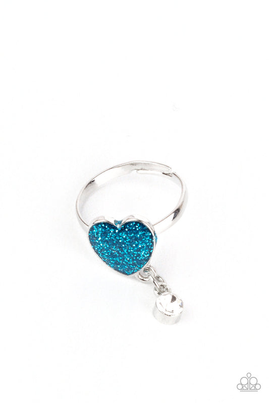 Paparazzi Starlet Shimmer Ring Kit - Glittery Heart Ring Kit 