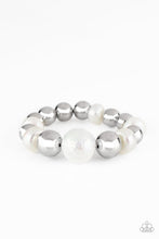 Load image into Gallery viewer, Paparazzi Bracelet ~ Starstruck Shimmer - White

