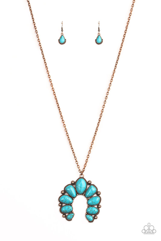 Paparazzi Necklace ~ Stone Monument - Copper Necklace Paparazzi