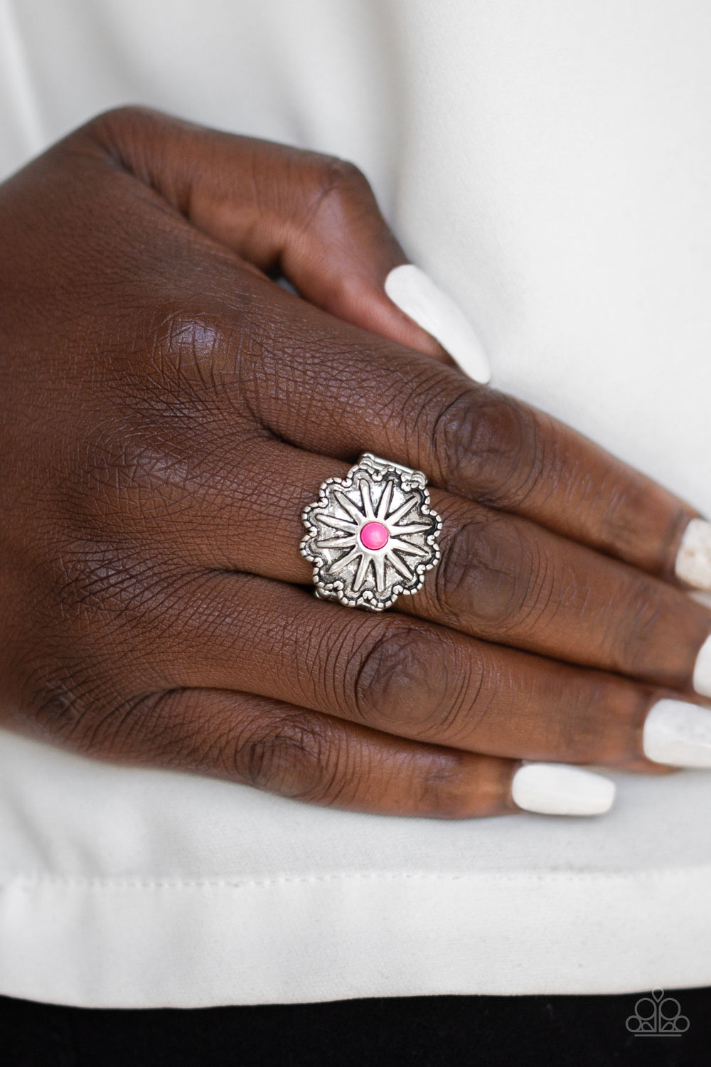 Dainty Stone Sensei Pink Ring Paparazzi Accessories. Get Free Shipping. #P4SE-PKXX-069XX. $5 Rings