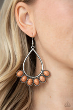 Load image into Gallery viewer, Paparazzi Earring ~ Stone Sky - Brown Stone Earring
