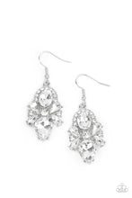 Load image into Gallery viewer, Paparazzi Stunning Starlet White Earrings. Get Free Shipping. #P5RE-WTXX-504XX
