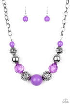 Load image into Gallery viewer, Paparazzi Necklace ~ Sugar, Sugar - Purple

