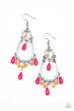 Load image into Gallery viewer, Summer Sorbet - Multi Earring Paparazzi Accessories Crystal Beads
